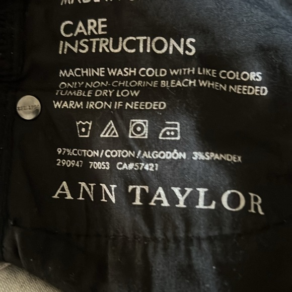 Ann Taylor, 0Petite, Black with White NWOT - Picture 2 of 6